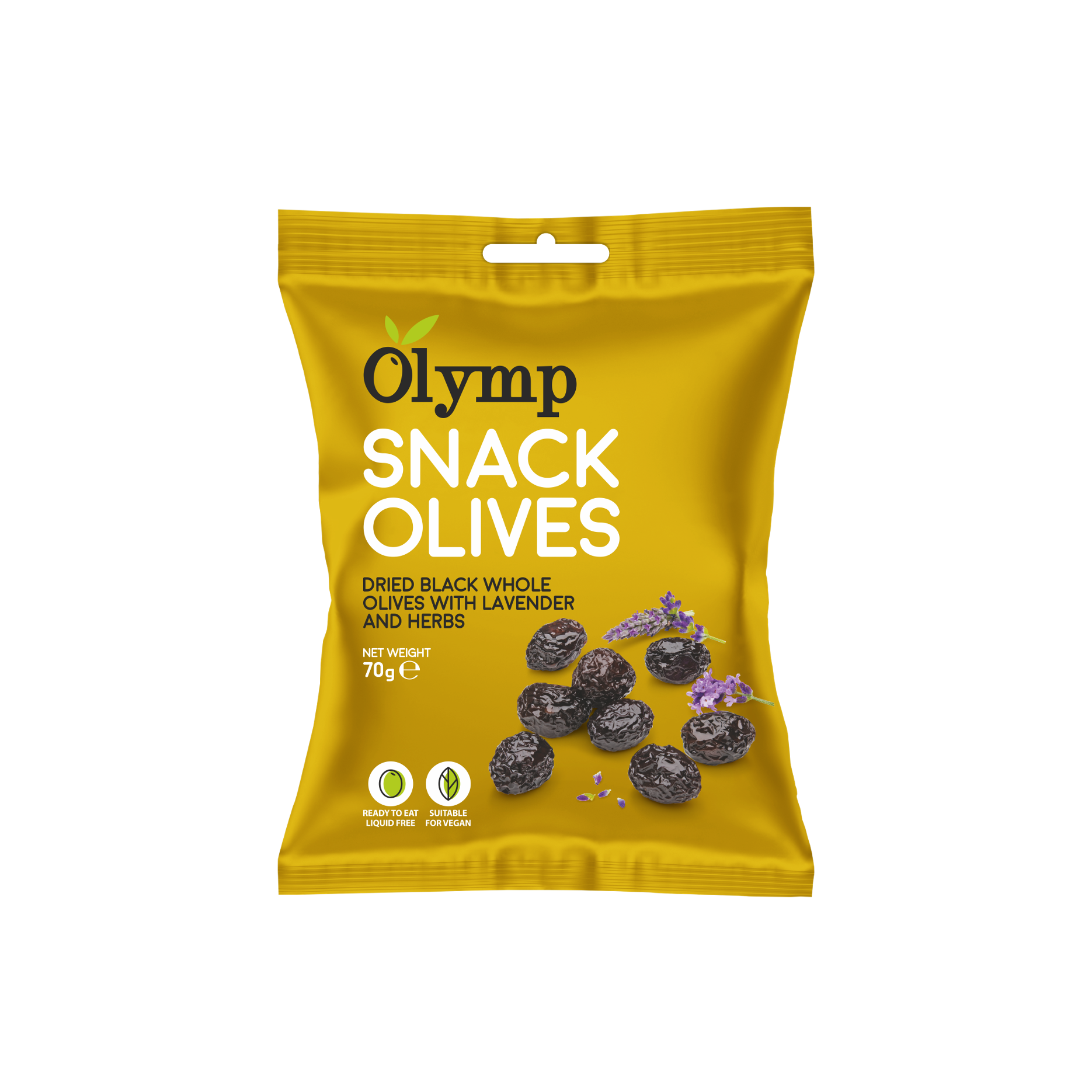 Olymp Snack čierne sušené olivy