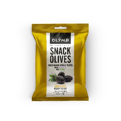 Olymp Snack čierne sušené olivy