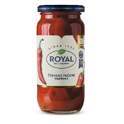 Royal červená pečená paprika