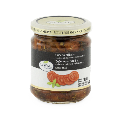 Royal sušené paradajky v slanom náleve s bylinkami