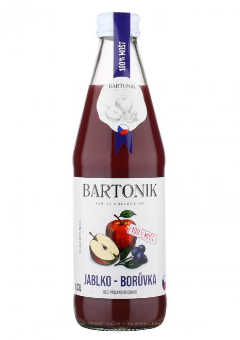 Bartonik mušt jablko-čučoridedka 330ml