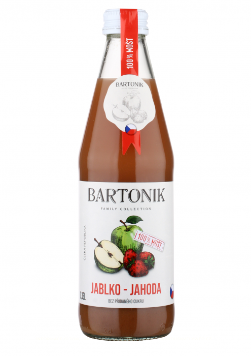 Bartonik Mušt Jablko-jahoda 330 ml