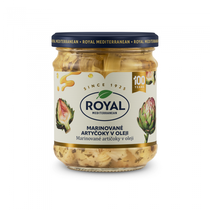 Royal marinované artyčoky v oleji
